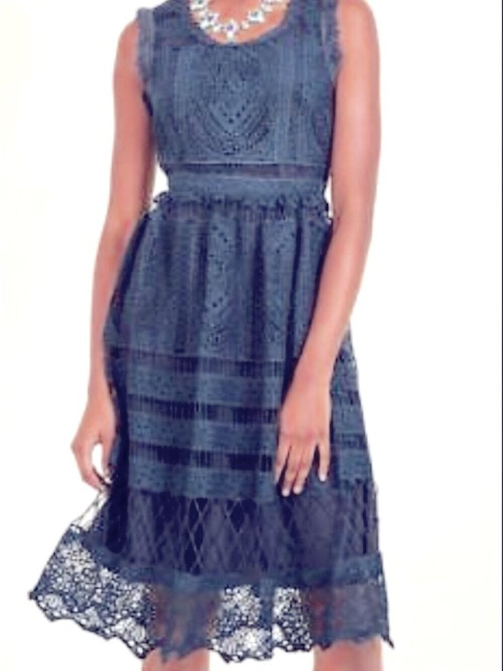 ModCloth "Esteemed Elegance" Dress in Navy